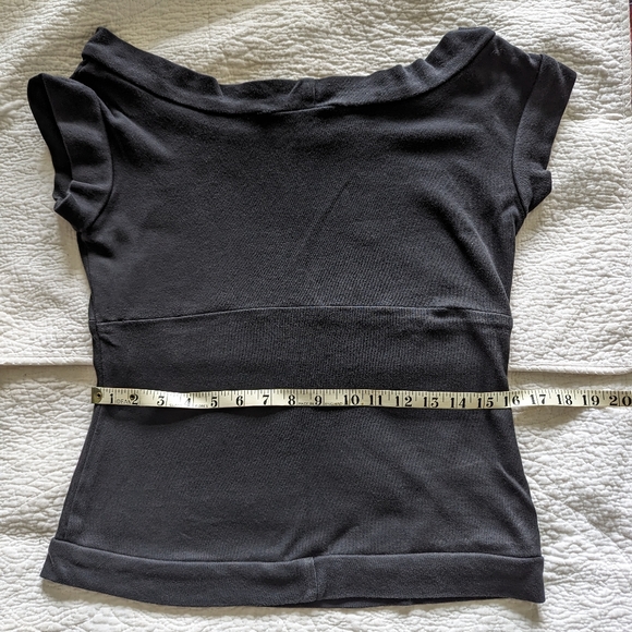 Rollie Beautyfield Boat Neck Top 🖤 USED CONDITION - Picture 5 of 7